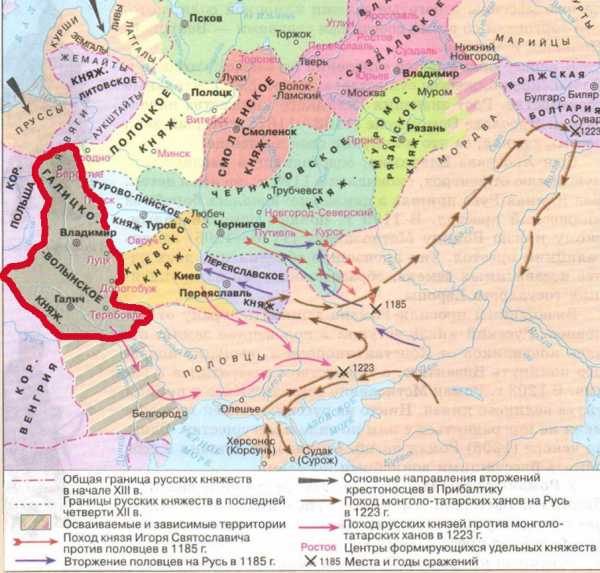 Черниговская земля — географическое положение, отношения с соседями, междоусобицы князей
