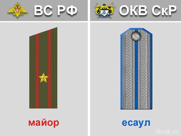 Как выглядят казачьи звания и чины, какие казаки носят погоны