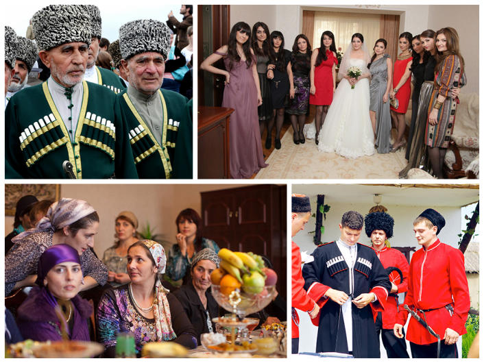Кавказские свадьбы: традиции и обычаи, красивые танцы на свадьбах