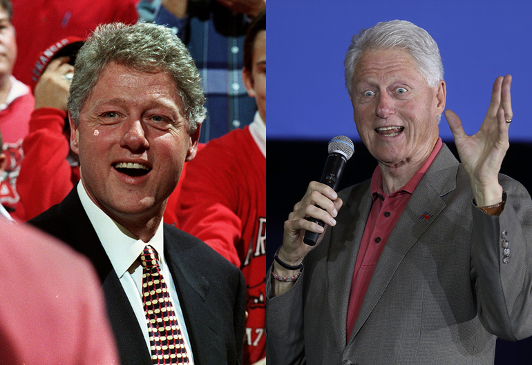 Билл клинтон тогда и сейчас