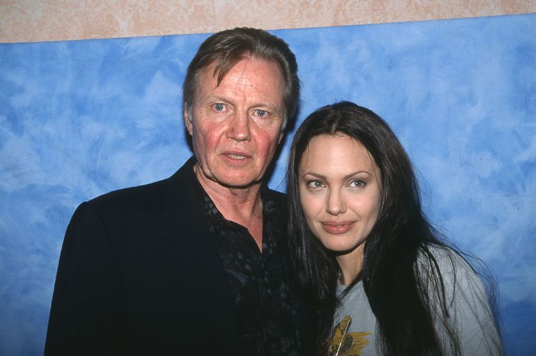 Анджелина Джоли и ее отец Джон Войт,