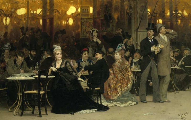 Самая дорогая картина и. репина — «парижское кафе». тайны, факты, история полотна.