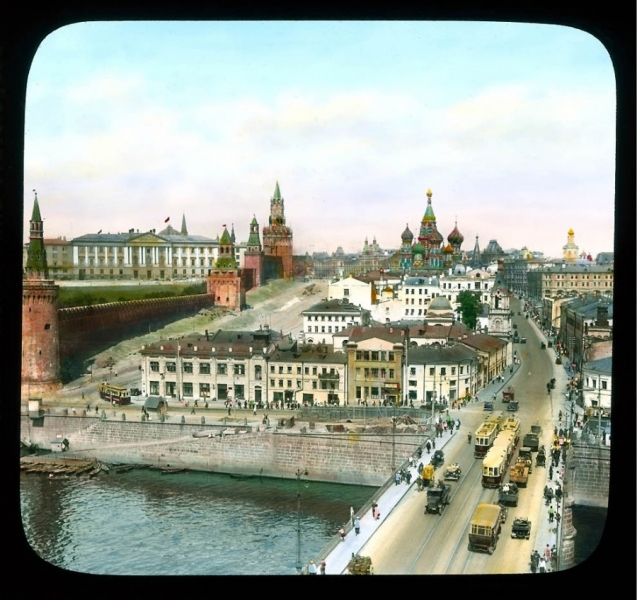 Уникальные цветные фотографии москвы 30-ых годов