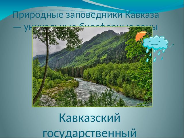 Заповедники кавказа — список природных биосферных зон